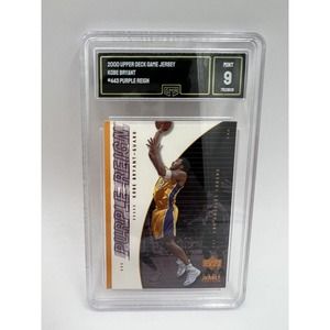 2000-01 Upper Deck Game Jersey Edition #443 Kobe Bryant Purple Reign Mint 9